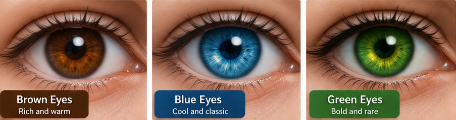 Illustration for about rarest eye color