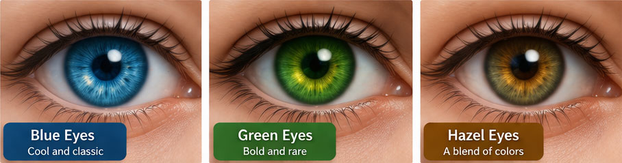Illustration for homepage eye color rarity